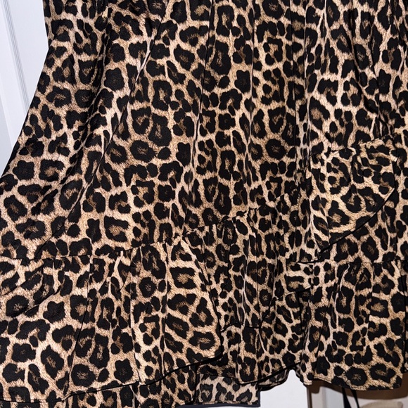 Michael Kors Animal Print Long Sleeve Dress - Picture 6 of 7